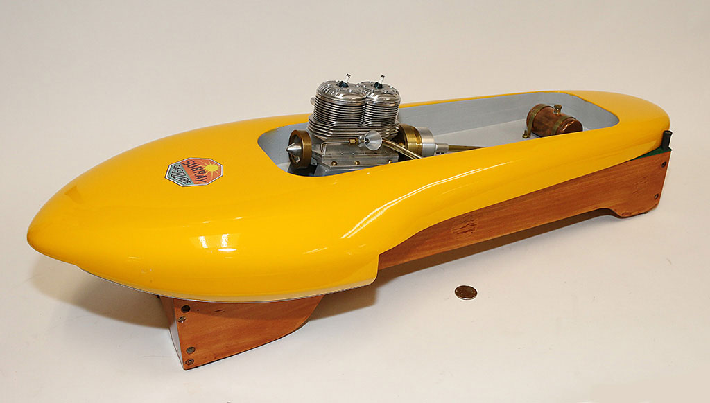 Shovelnose Hydro Tether Boat With 2-Cylinder Engine