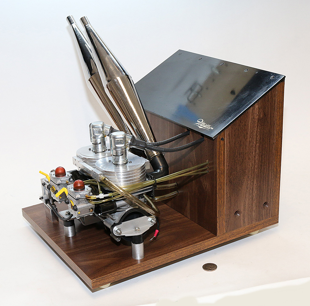 Miller 2-Cylinder, 2-Cycle Race Engine