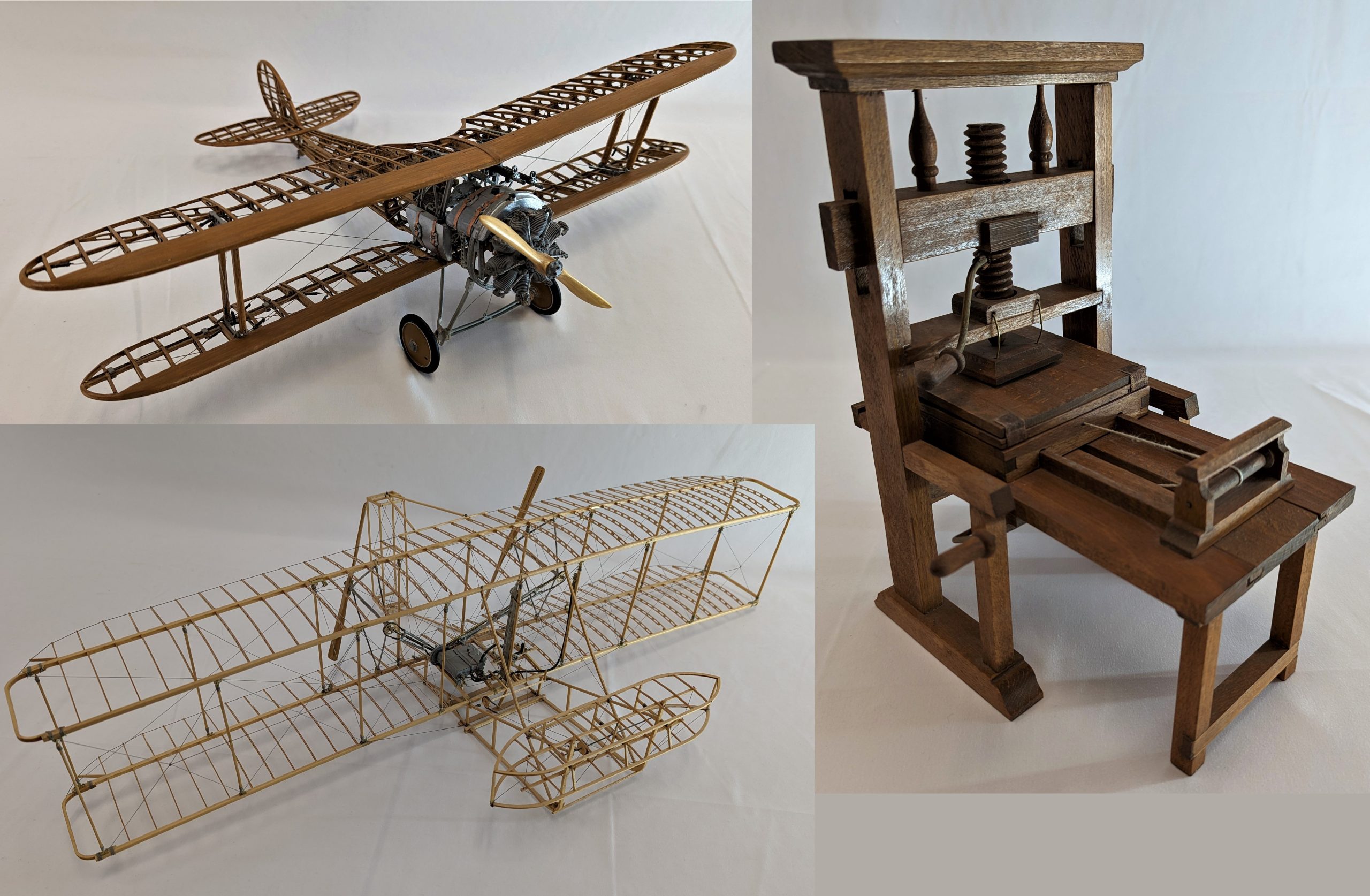 Three new models made by Loren Scheer.