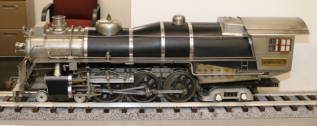3/4″-Scale Live Steam 4-6-4 Locomotive
