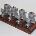 Four K&B 7.5 Prototype Engines