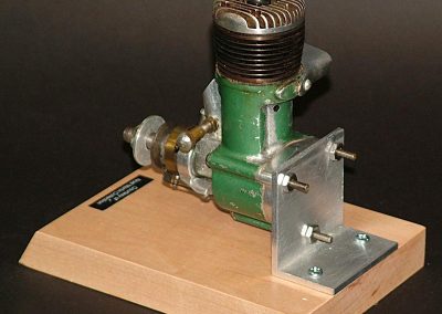 An Orwick .64 engine, Serial No. 4638.
