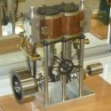 2-Cylinder Reversible Marine Steam Engine