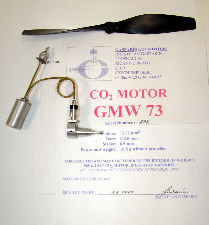 Gasparin GMW 73 CO2 Motor