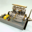 1/4 Scale Cirrus Inline 4 Aero Engine