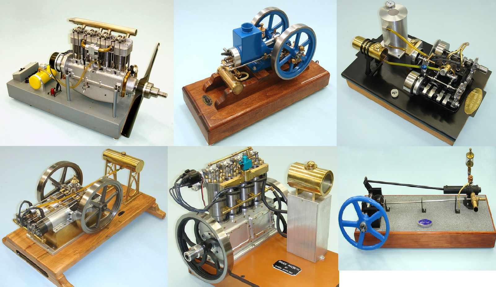 Six new engines from the collection of Paul Knapp.