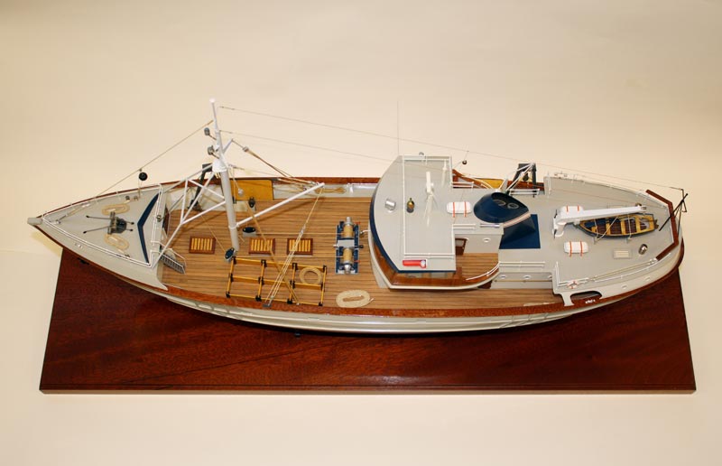 A 1/50 scale model Nordkap Greenland trawler.