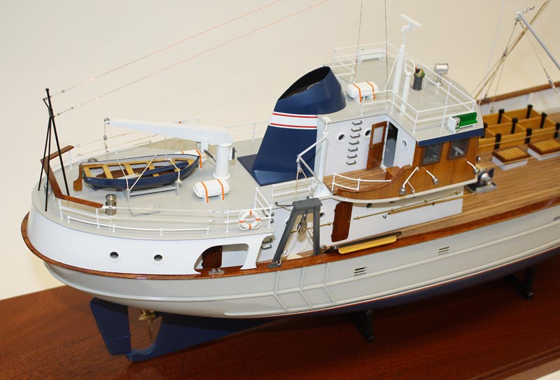 A 1/50 scale model Nordkap Greenland trawler.