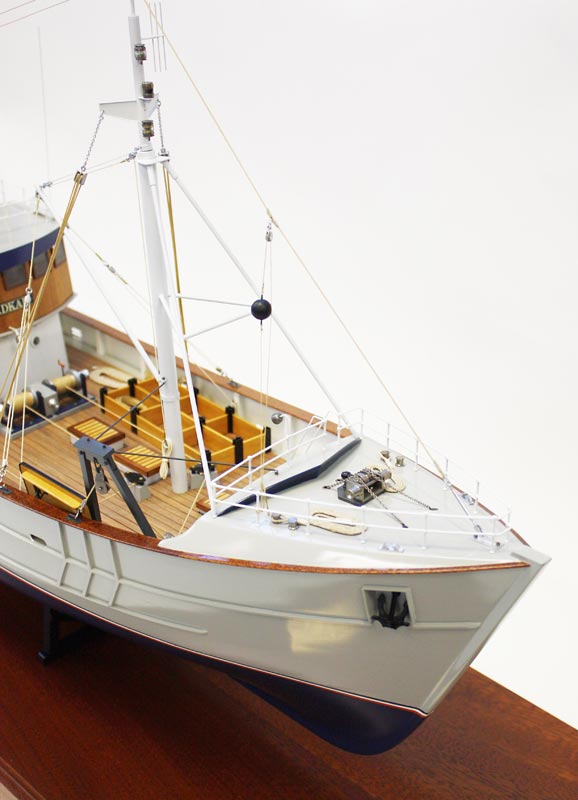 A 1/50 scale model Nordkap Greenland trawler.