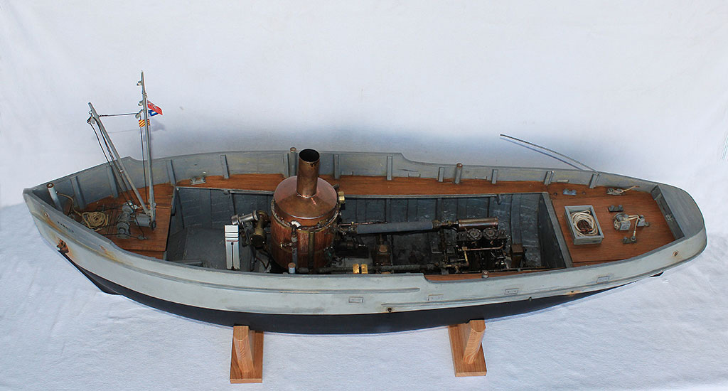 An R/C steam tug, Fergus.