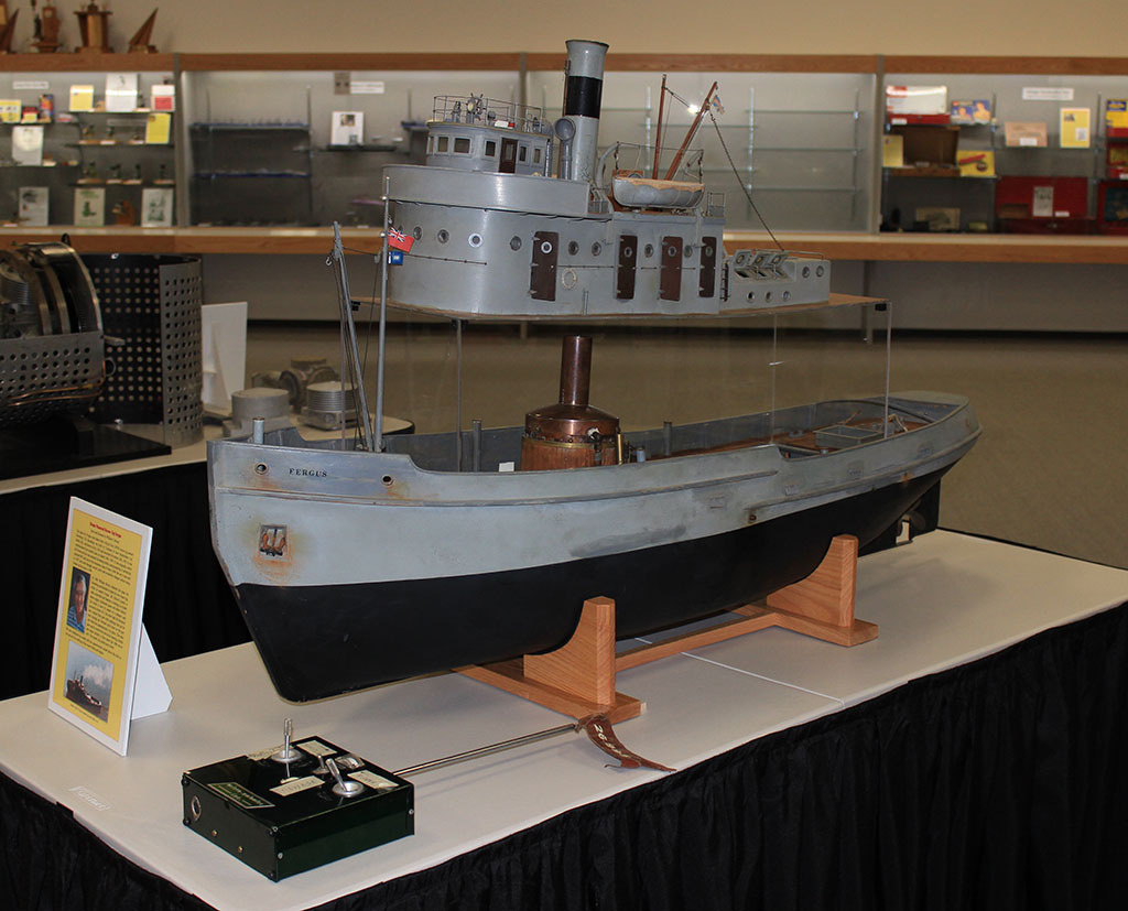 An R/C steam tug, Fergus.