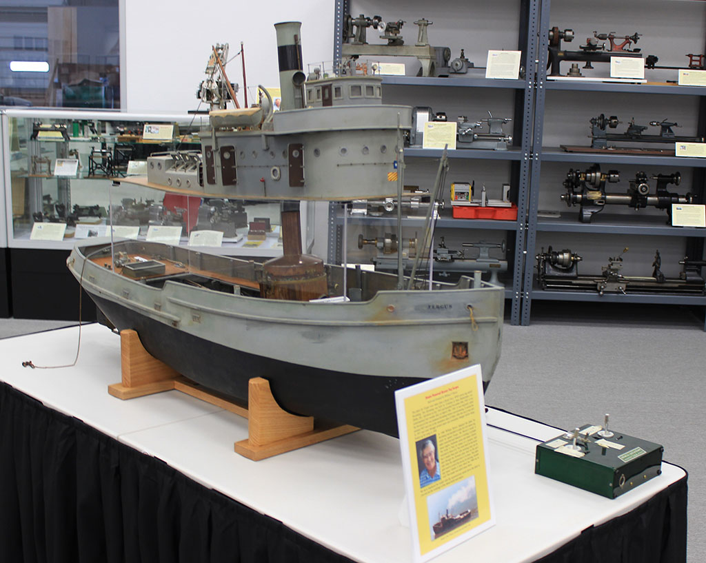 An R/C steam tug, Fergus.
