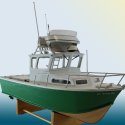1/12 Scale Twin B Fishing Boat