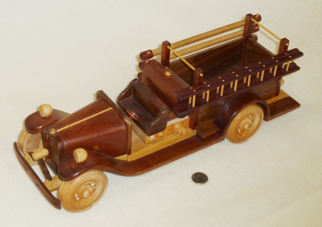 Wooden Fire Truck