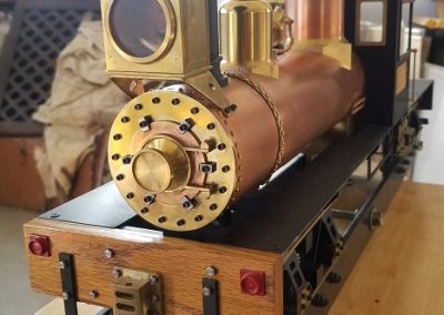 Ted Carder's scale model Shay locomotive.