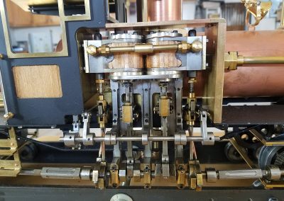 Ted Carder's scale model Shay locomotive.