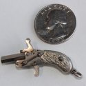 Miniature 2mm Pinfire Berloque Pistol