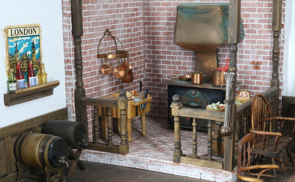 This Miniature Pub was crafted by Karl Horn in 1980. 