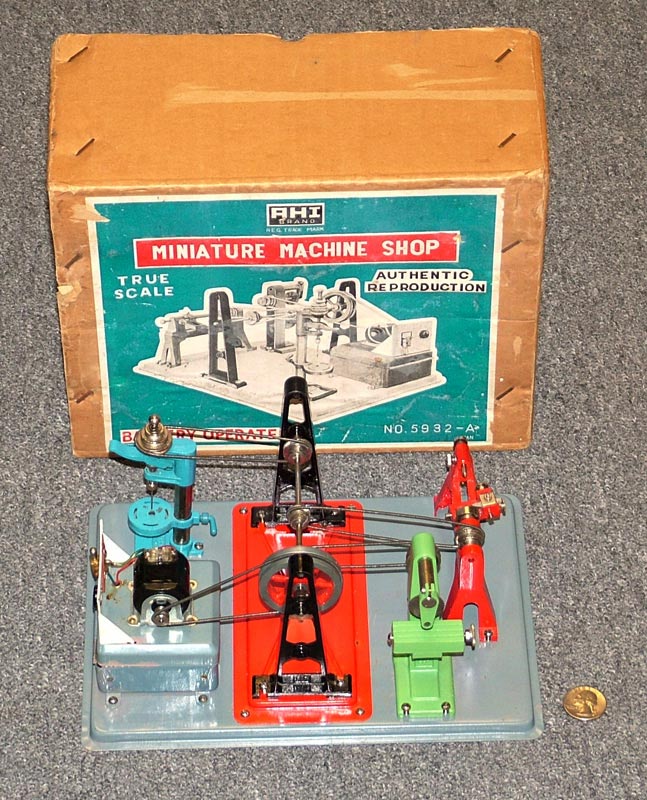 AHI Brand Electric Diecast Toy Machine Shop