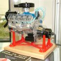 Visible V-8 Engine