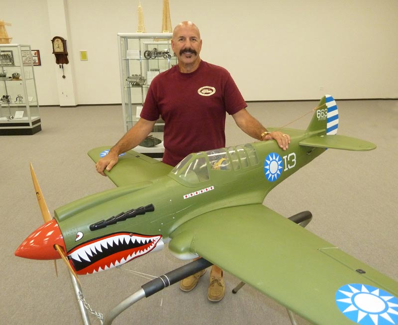 1/5 Scale P-40 Warhawk R/C Model Airplane