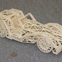 1930s Convertible Car Matchstick Model