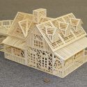 Victorian Home Matchstick Model