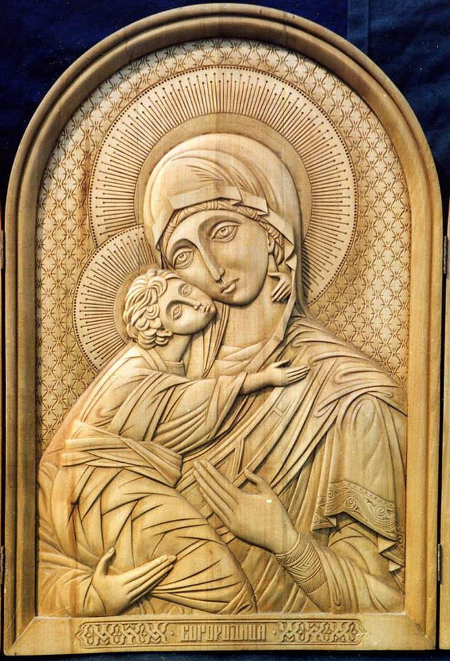 Wood Carving All of Mr. Rusinov's carving is done by hand.