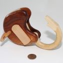 Wooden Padlock With Key