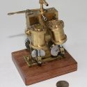 Geared Oscillating 2-Cylinder Steam Engine