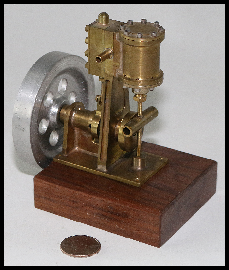 Single-Cylinder Steam Engine With Scotch Yoke