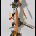 Five Vintage Model Airplane Engines