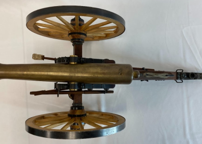 An overhead view of the Napoleon gun.