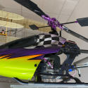 This is an Excel .30 R/C model helicopter built from a kit.