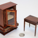 1/12 Scale Highboy Dresser and Table