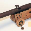 1/10 scale Light 24-Pound Demi-Cannon