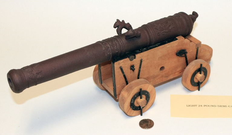 1/10 scale Light 24-Pound Demi-Cannon