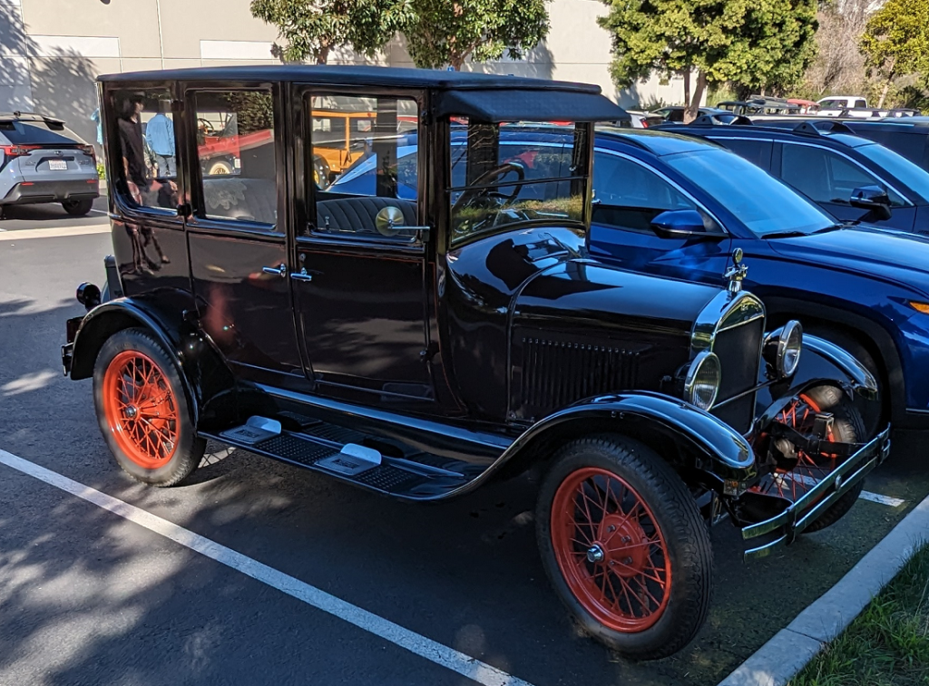 Model A and Model T clubs visited on January 13, 2024.