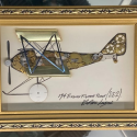 Artwork of 1914 English S.E.2. Made From Watch Gears