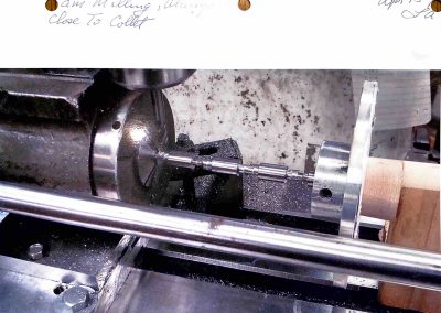 Construction of the 1/6 scale Liberty V-12 engine.