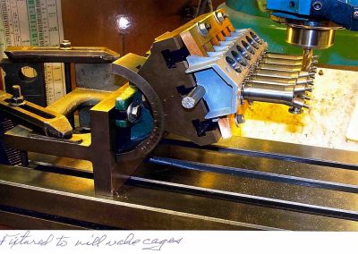 Construction of the 1/6 scale Liberty V-12 engine.