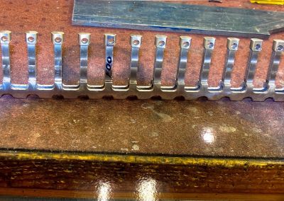 Fork rods yet to be split and drilled for bolts.