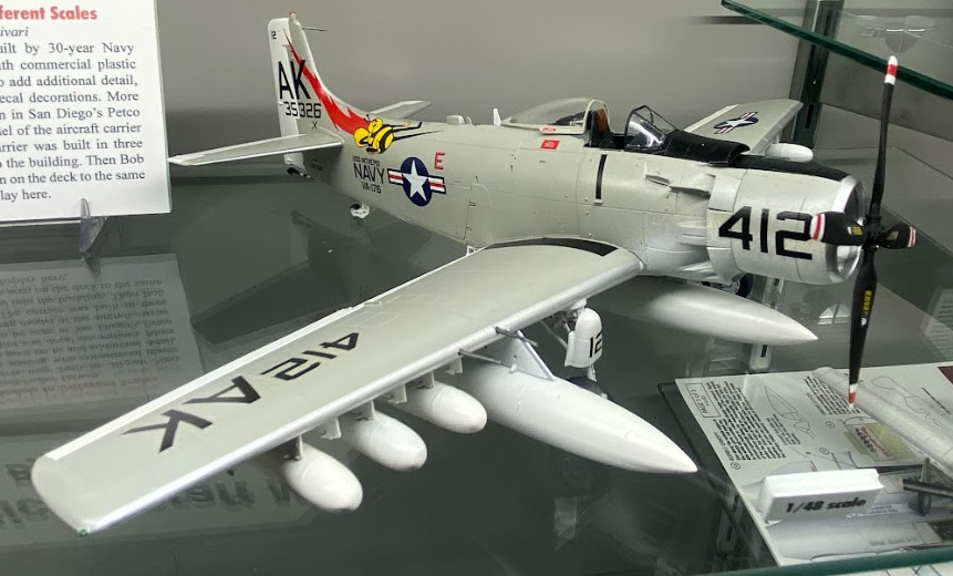 Douglas AD (A1) Skyraider 1/48 Scale Plastic Model