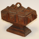 Tramp Art Wooden Box