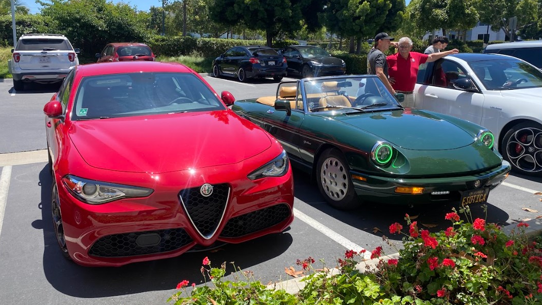A photo from the Alfa Romeo Owners Club visit.