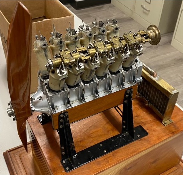 Unassembled 12-Cylinder Liberty V-12 Engine