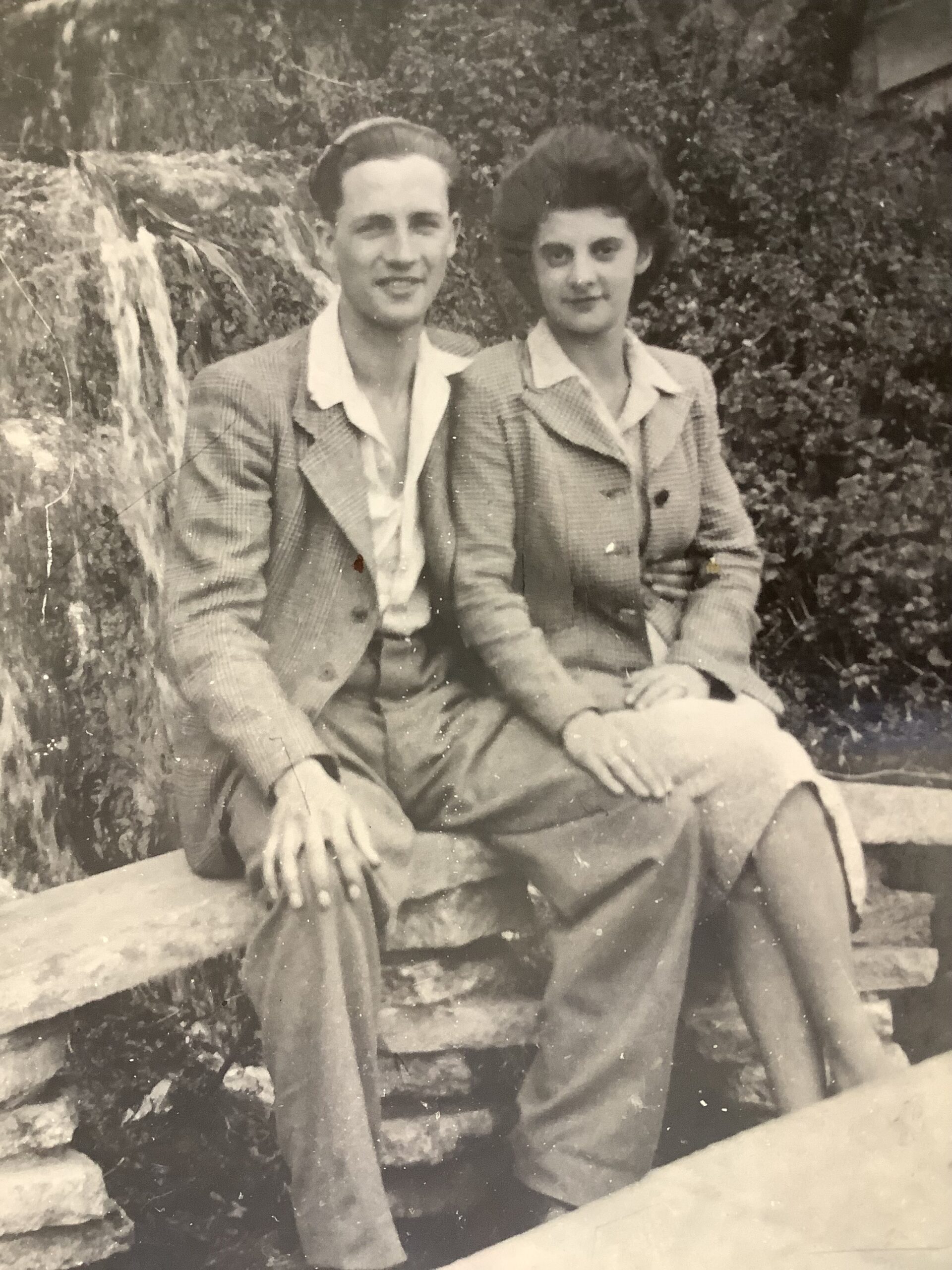 Alfred Mellows with his wife